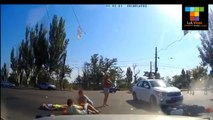 Funny Accidents Caught on Camera 2015 _ Motorcycle Crashes Caught on Camera Part 1