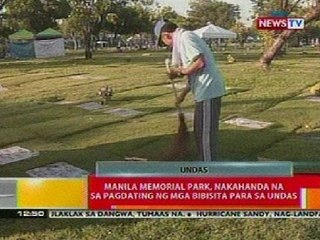 BT: Manila Memorial Park, nakahanda na sa pagdating ng mga bibisita para sa Undas