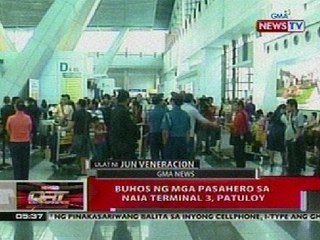 QRT:: Buhos ng mga pasahero sa NAIA 3, patuloy