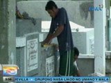 UB: Ilang residente ng Samal, Bataan, abala na sa paglilinis ng mga nitso
