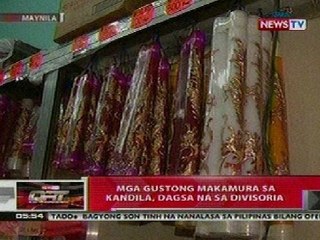 QRT: Mga gustong makamura sa kandila, dagsa na sa Divisoria