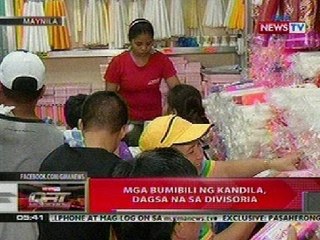 QRT:  Mga bumibili ng kandila, dagsa na sa Divisoria