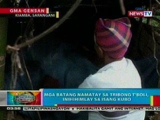 BP: Mga namatay na sanggol sa tribong T'boli, isinasabit sa puno