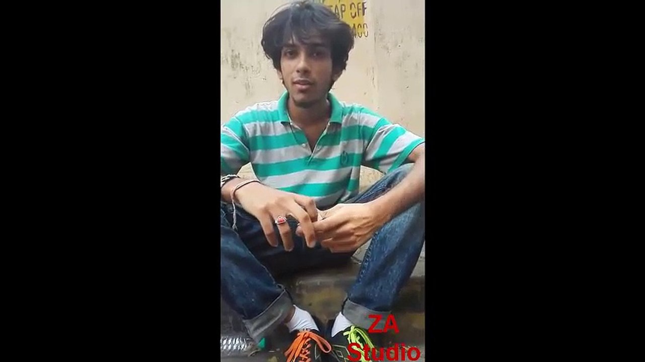 Indian boy with Girl having fun on Road