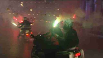 La luz y el fuego de los Pingüinos recuerdan a los motoristas fallecidos