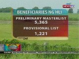 BP: DAR, naglabas ng paunang listahan ng mga benepisyaryo ng lupa ng Hacienda Luisita