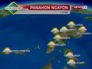 NTVL: Magandang panahon, mararanasan sa malaking bahagi ng bansa ngayong araw