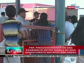 NTL: PNP, pinaghahandaan na nag pagbalik-Metro Manila ng mga bakasyonista matapos ang Undas