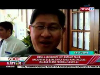 SONA: Manila Archbishop Luis Antonio Tagle, nakauwi na sa bansa mula Roma