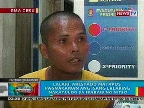 BP: Lalaki sa Cebu, arestado nang pagnakawan ang lalaking nakatulog sa ibabaw ng nitso
