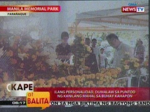 KB: Ilang personalidad, dumalaw sa puntod ng kanilang mahal sa buhay kahapon
