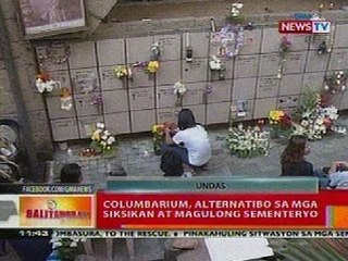 BT: Columbarium, alternatibo sa mga siksikan at magulong sementeryo