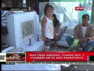 QRT:  Mga dumadalaw sa sementeryo, sinariwa ang alaala ng kanilang mga yumaong mahal sa buhay