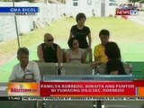 BT: Pamilya Robredo, inisitaang puntod ni yumaong DILG Sec. Robredo