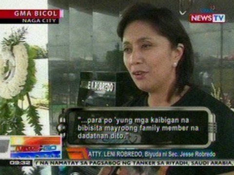 NTG: Sec. Jesse Robredo, simpleng inalala ng kanyang pamilya