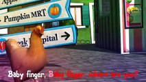 Hen Finger Family Nursery english 3d rhymes | Children Animated finger family song