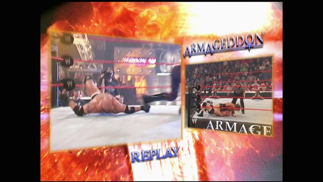 Goldberg vs. Triple H vs. Kane (Armageddon 2003)