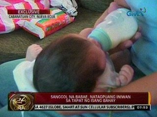 24 Oras: Sanggol na babae, natagpuang iniwan sa tapat ng isang bahay