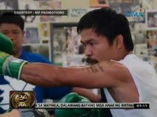 Pacquiao, 'di raw nahirapang kunin ang tamang kondisyon ng katawan sa paglipat ng training