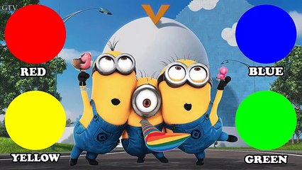 Minions Colors Song | Evil Minion Colors Nursery Rhymes Kids Songs