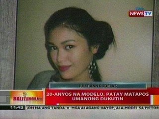 BT: 20-anyos na modelo, patay nang dukutin sa QC