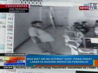 NTG: Mga may-ari ng internet shop, pinag-iingat vs sa bagong modus ng pananalisi