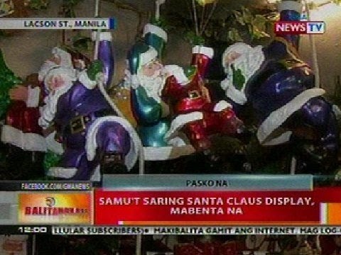 BT: Samu't saring Santa Claus display, mabenta na