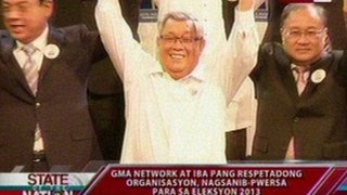 GMA Network at iba pang respetadong organisasyon, nagsanib-pwersa para sa eleksyon 2013