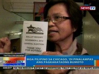 NTG: Mga Pilipino sa Chicago, U.S.A., 'di pinalampas ang pagkakataong bumoto