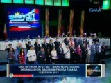 Saksi: GMA Network at 21 iba't ibang respetadong organisasyon, nagsanib pwersa para sa Eleksyon 2013