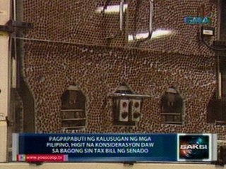 Saksi: Bersyon ng Sin Tax Reform Bill, patuloy na pinagdebatehan sa Senado