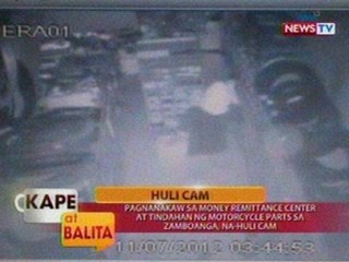 KB: Pagnanakaw sa money remittance center at tindahan ng motorcycle parts sa Zamboanga, na-huli cam