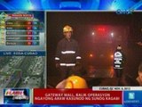 Flash Report: Gateway Mall sa Cubao, QC, balik-operasyon ngayong araw kasunod ng sunog kagabi