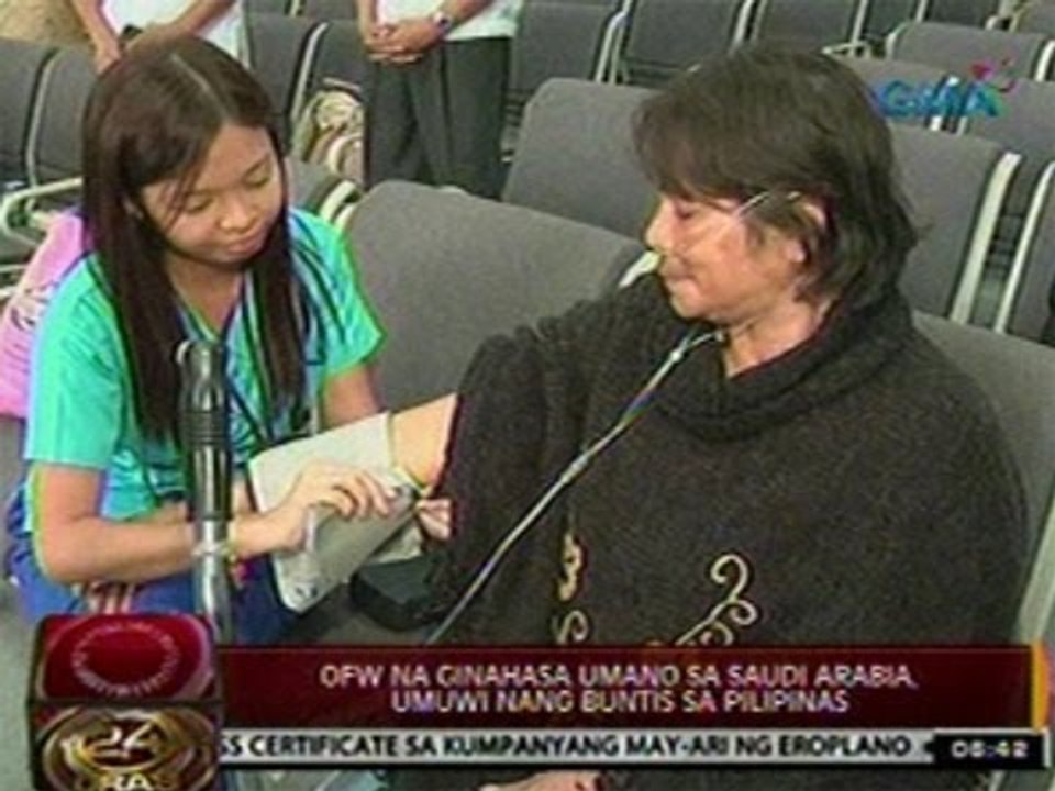 24Oras: OFW na ginahasa umano sa Saudi Arabia, umuwi nang buntis sa Pilipinas