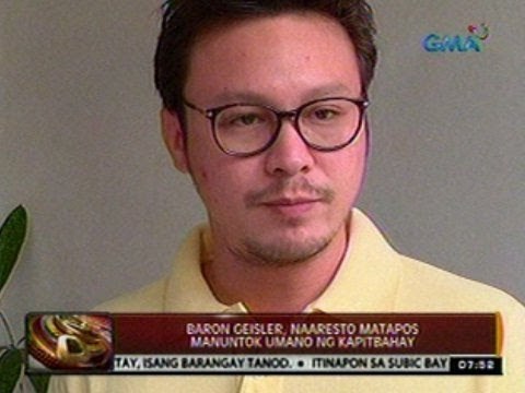 24 Oras: Baron Geisler, naaresto matapos manuntok umano ng kapitbahay
