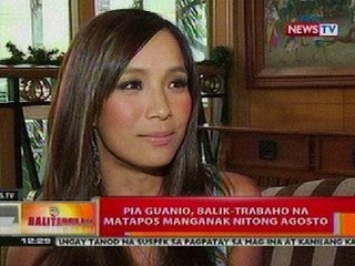 BT: Pia Guanio, balik-trabaho na matapos manganak nitong Agosto