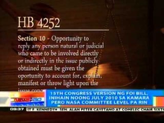 NTG: Ilang grupo, dismayado sa mabagal na pag-usad ng HB 53 o FOI bill