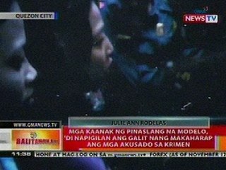BT: Mga kaanak ng pinaslang na modelo, di napigilan ang galit nang makaharap ang mga akusado