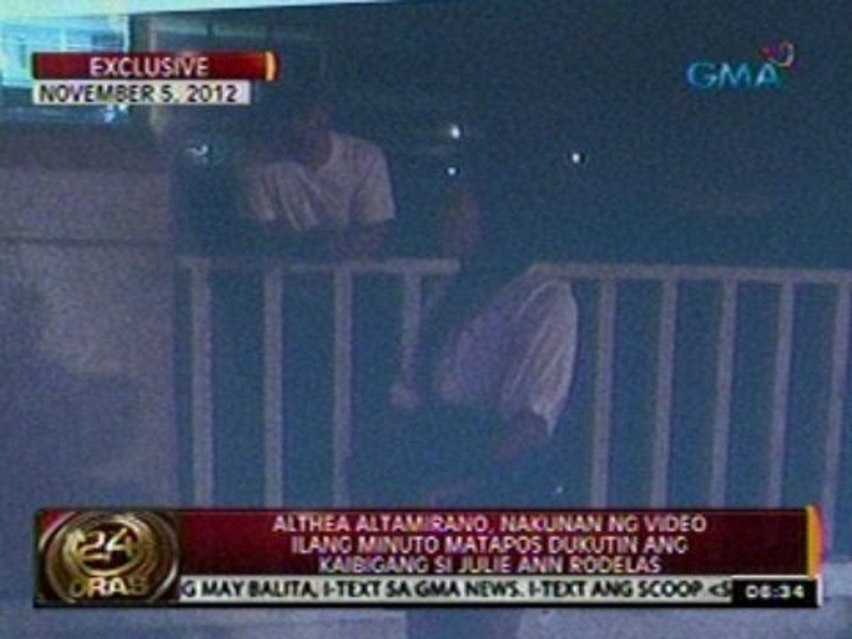 Althea Altamirano, nakunan ng video ilang minut...