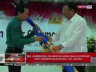 QRT: Sec. Almendras, nilinaw na hindi mag-o-overlap ang trabaho nila ni Exec. Sec. Ochoa
