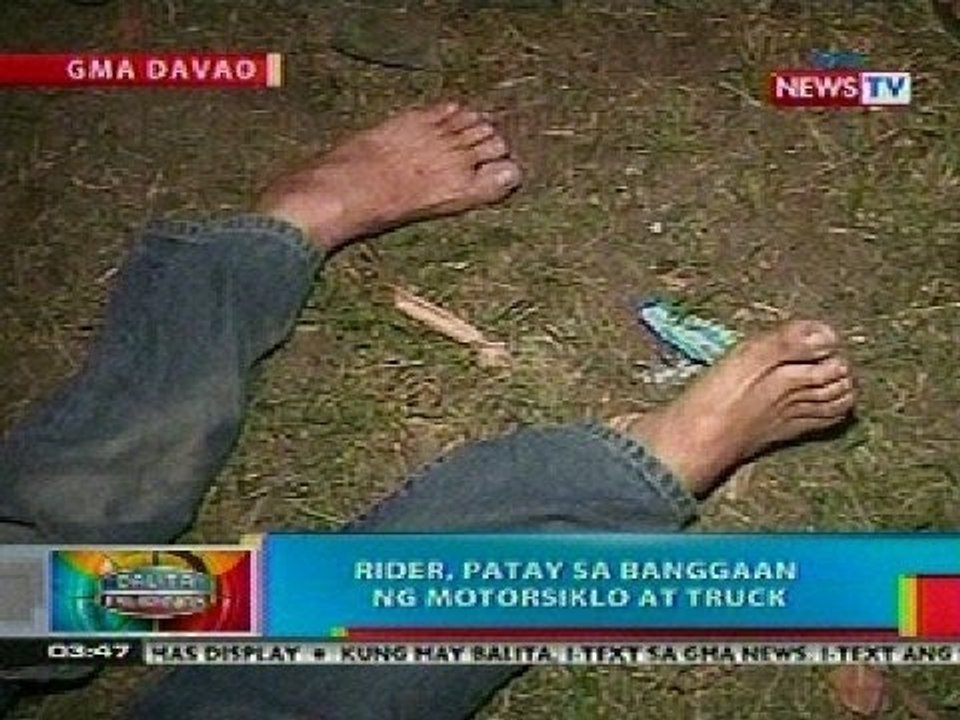 BP: 4 patay sa magkakahiwalay na aksidente sa bansa