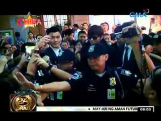 24 Oras: Lee Min Ho, pinagkaguluhan ng fans sa kanyang pagdating sa bansa