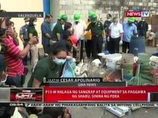 QRT: P13-m halaga ng sangkap at equipment sa paggawa ng shabu, sinira ng PDEA