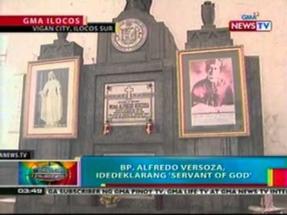 BP: Bp. Alfredo Versoza ng Vigan City, idedekla...