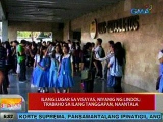 UB: Ilang lugar sa Visayas, niyanig ng lindol kahapon