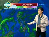 UB: Weather update as of 7:00 a.m. (November 14, 2012)