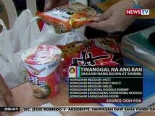 SONA: Ban sa 6 na Korean noodle brands, binawi na ng FDA at DOH