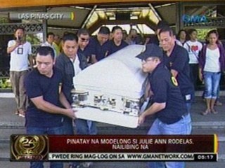 24 Oras: Pinatay na modelong si Julie Ann Rodelas, nailibing na