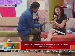 BT: Zoren Legaspi at Carmina Villaroel, ikinasal na
