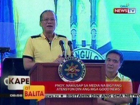 KB: PNoy, nakiusap sa media na bigyang atensyon ang mga good news